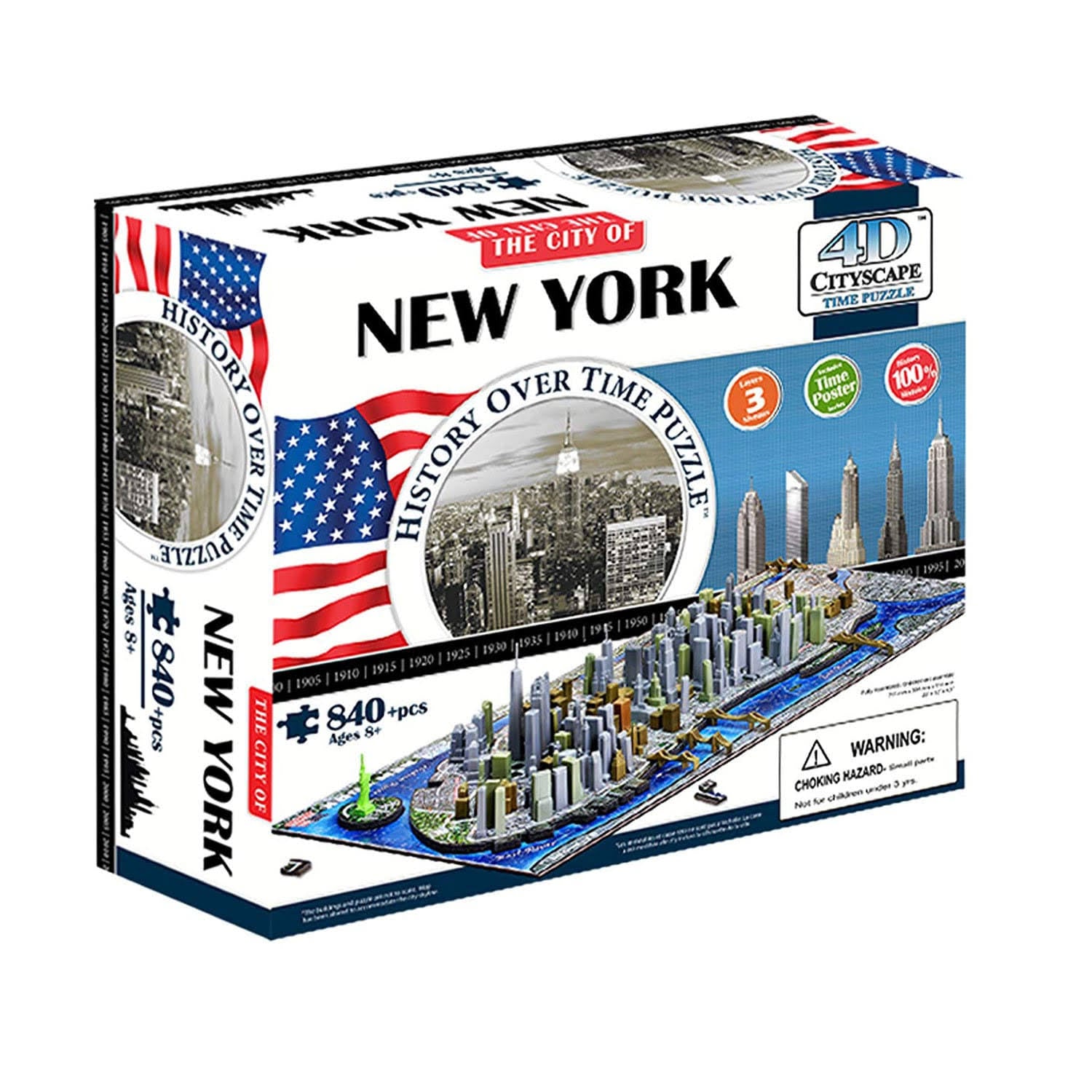 New York City Skyline Time Puzzle C6712