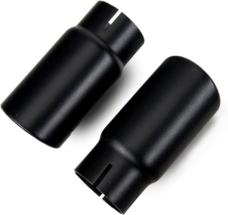 Dual Outlet Axle-Back Exhaust with Black Tips G5447