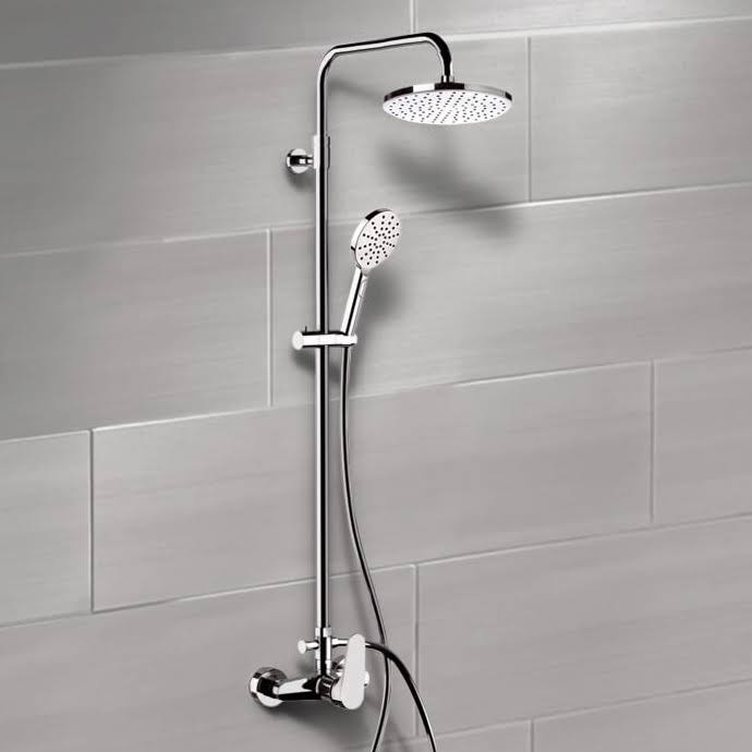 Exposed Shower Pipe Set with Two Way Mixer W2444