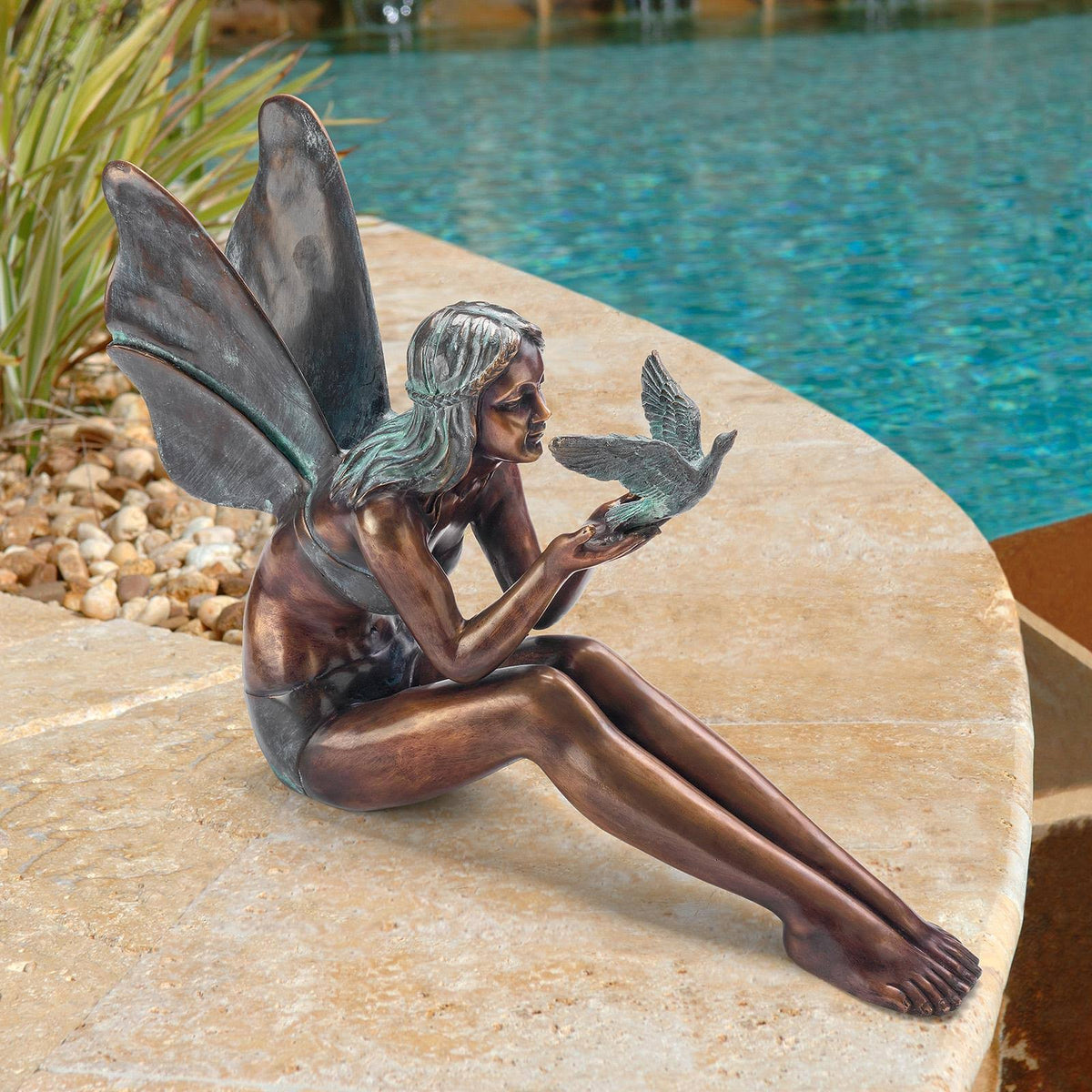 Large Cast Bronze Garden Statue Y817714
