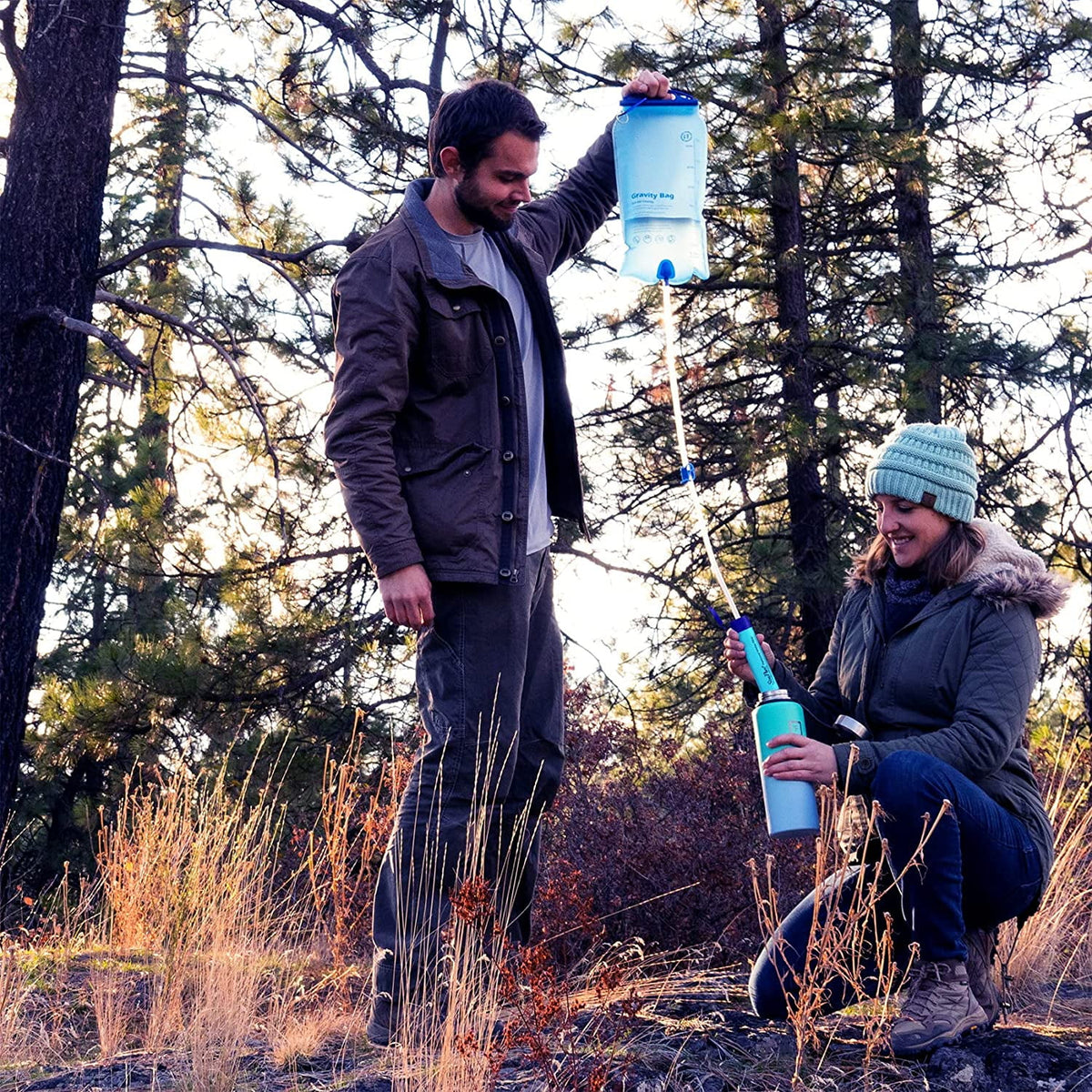 Gravity Water Filter for Camping, Hiking, Backpacking L88800