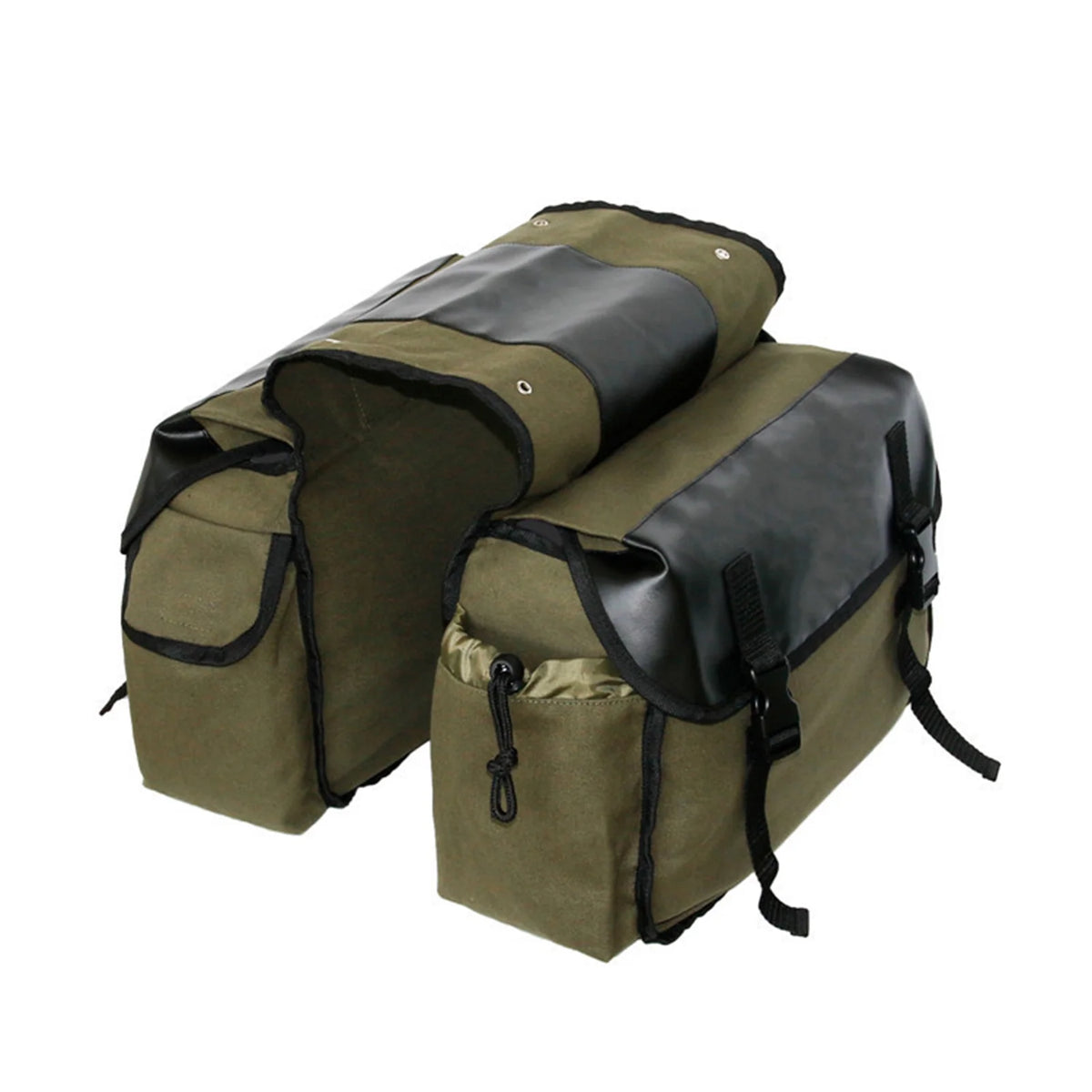 Canvas Waterproof Motorbike Saddle Bag O941