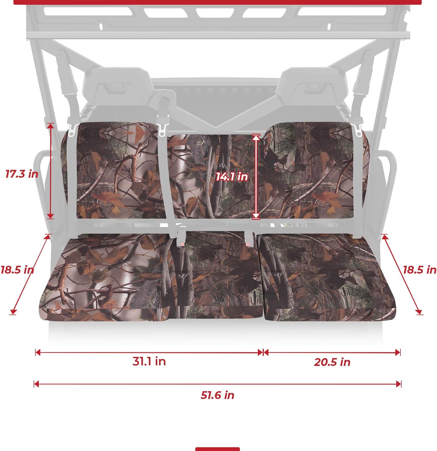 Waterproof Camo Seat Cover Set D842