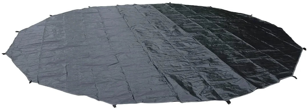 3M Outdoor Black Ultralight PE Round Mat H836