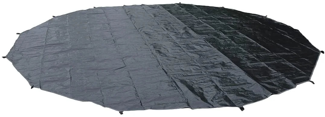 3M Outdoor Black Ultralight PE Round Mat H836