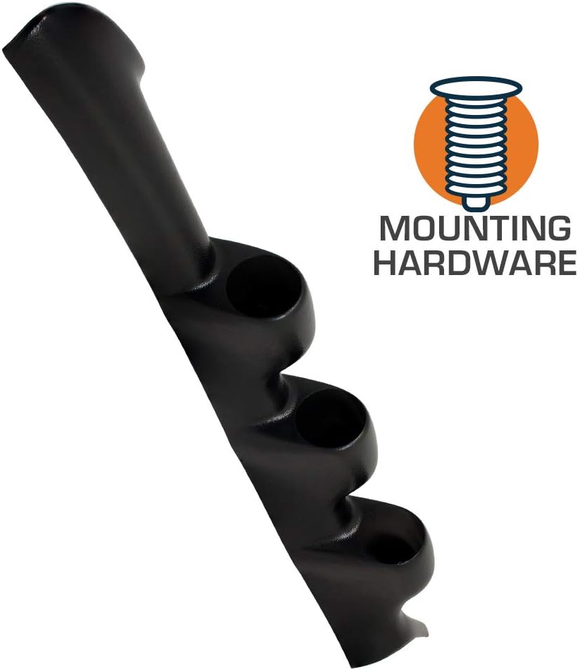 Black Triple Pillar Gauge Pod ABS Plastic Pack of 2 S45299