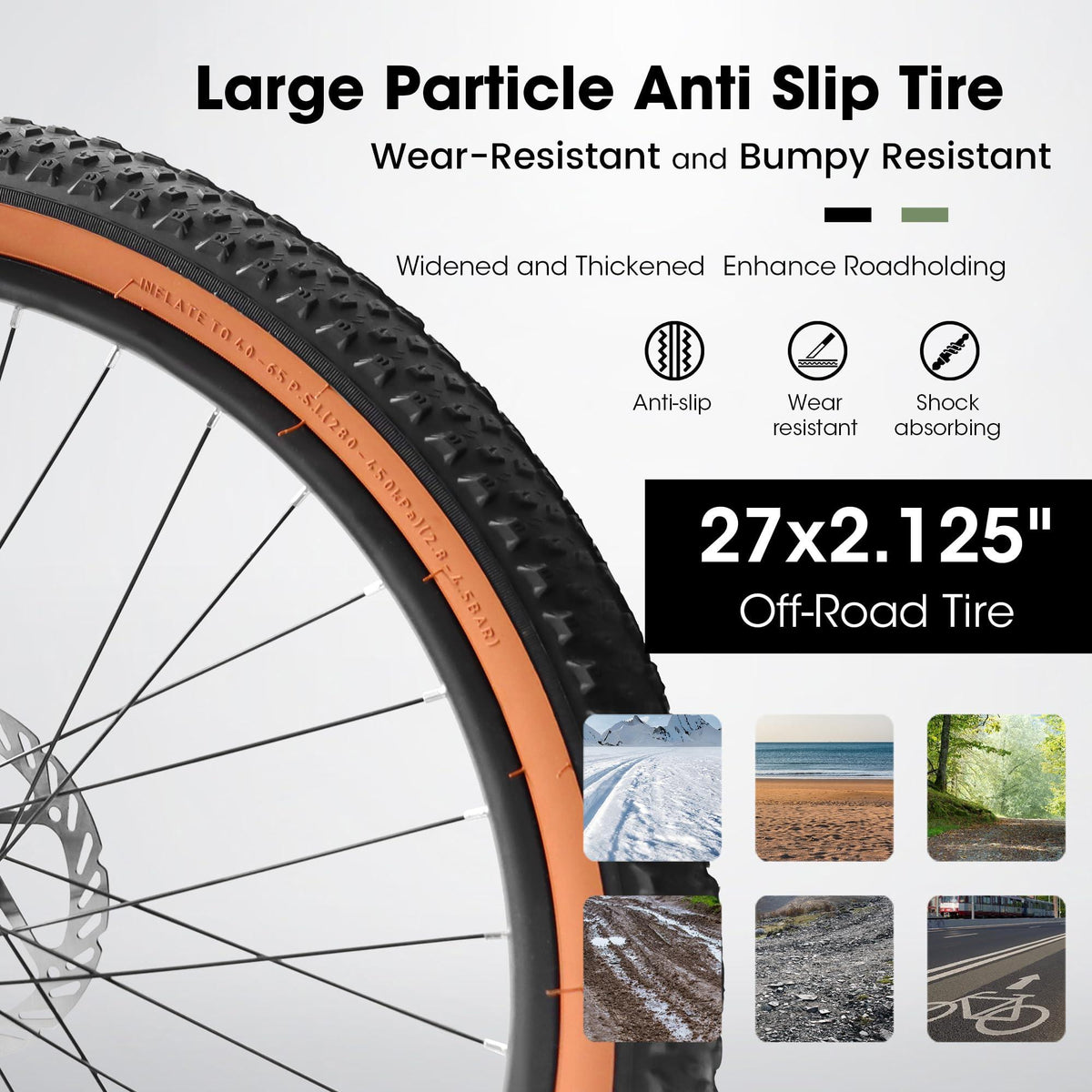 27.5 Inch 21 Speed Carbon Steel Mountain Bike J21812