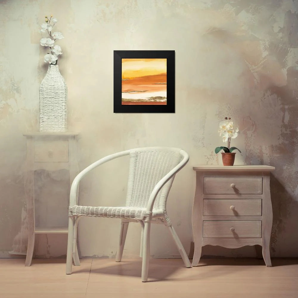 12x12 Black Framed Museum Art Print G156