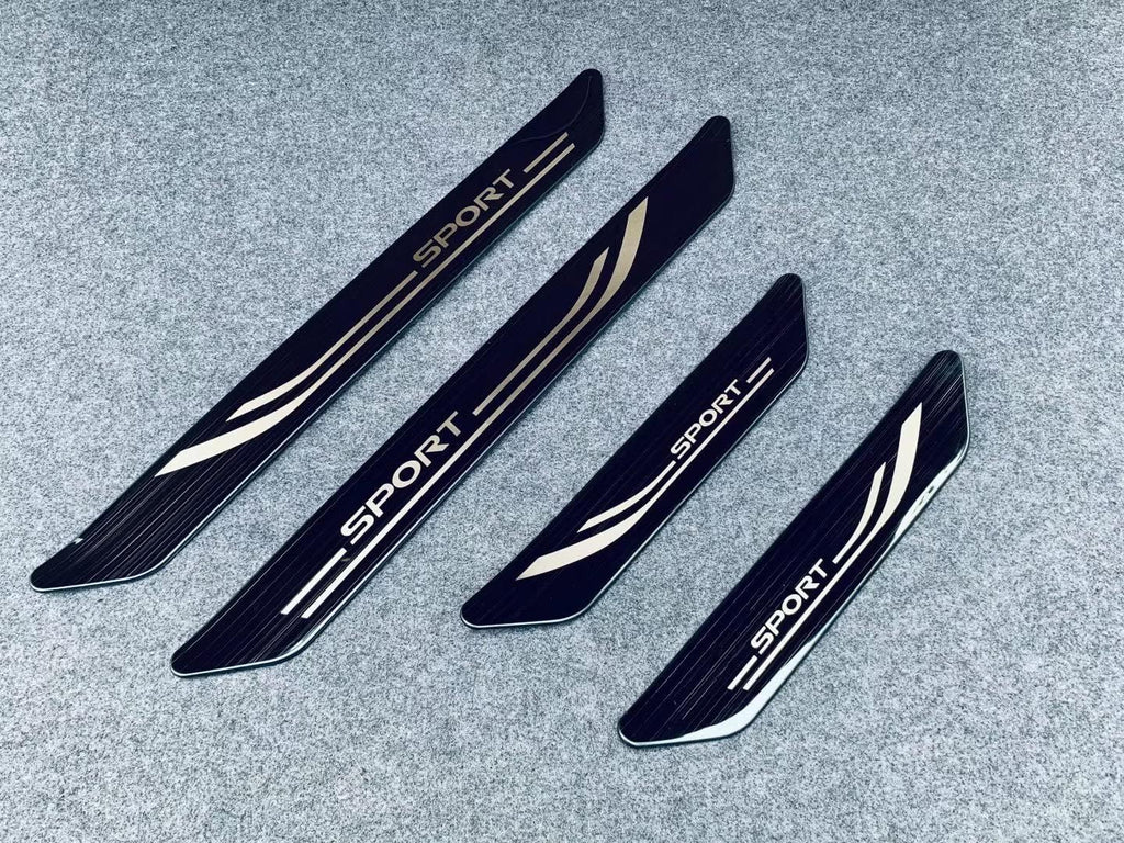 Stainless Steel Car Door Sill Protector Cover 4PCS T6026