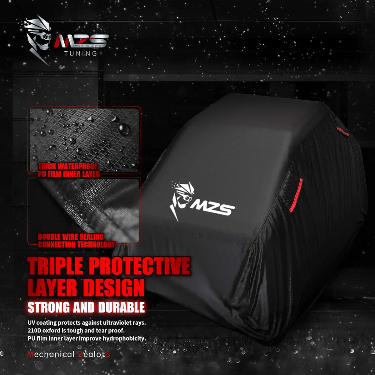 UTV Cover Waterproof All Weather Pack of 2 D504