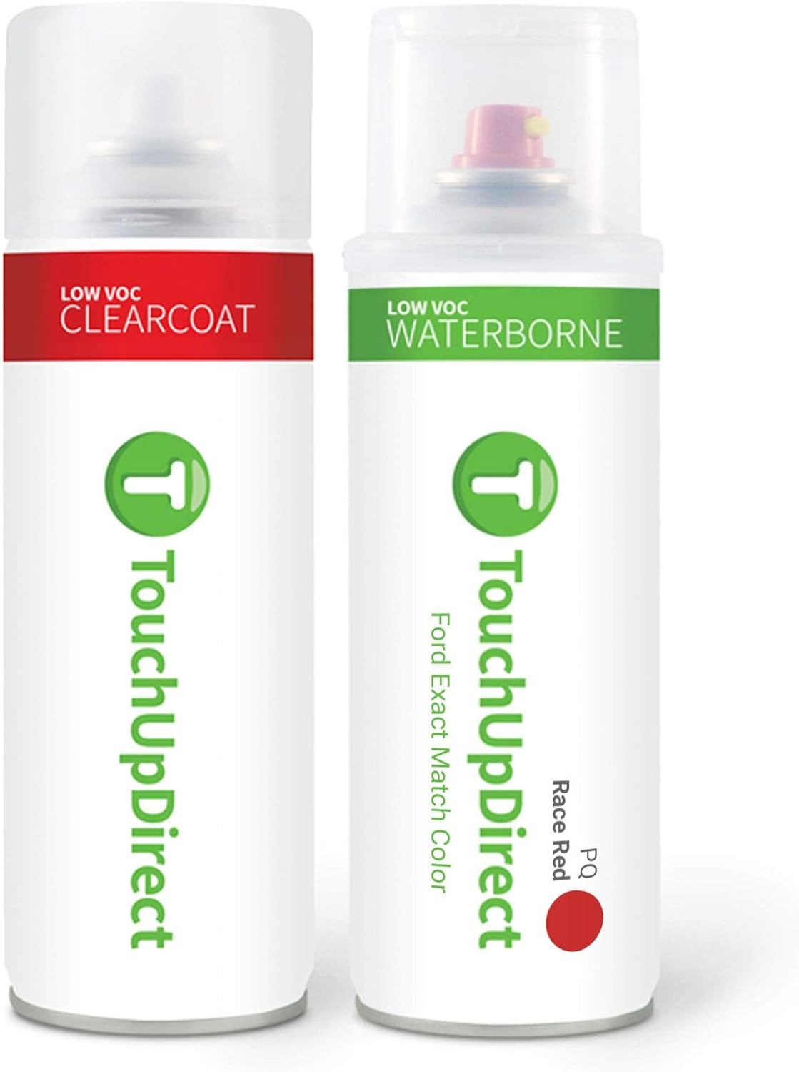 QAB Pearl White Automotive Touch Up Paint Aerosol Applicator Kit Z616443