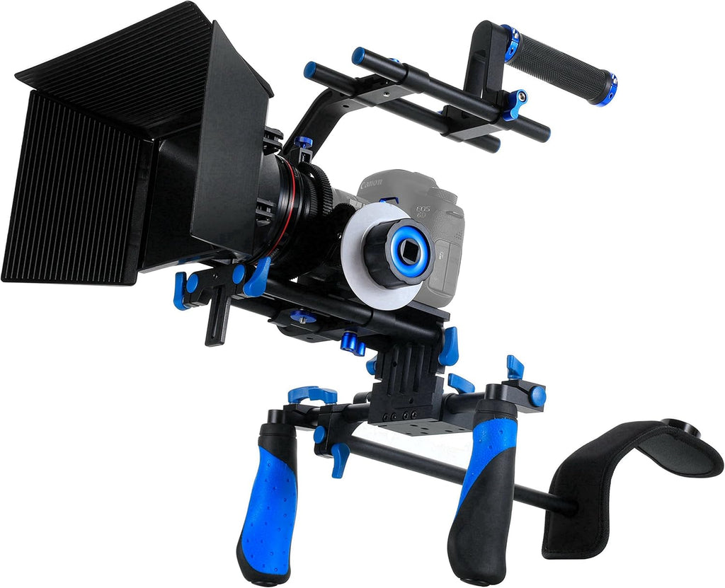 DSLR Rig Shoulder Mount with Follow Focus and Matte Box O13817
