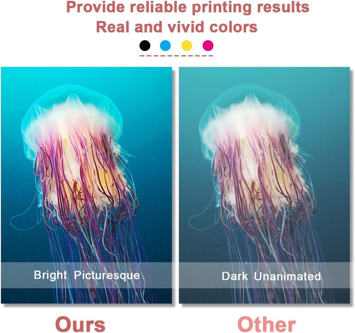 4-Pack Black Compatible Toner Cartridges for HP Printers K30703