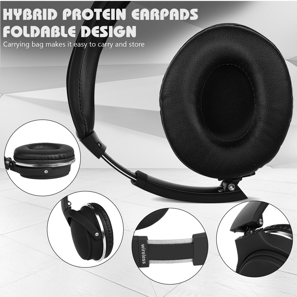 Wireless Bluetooth Over The Ear Headphones with Mic J335872