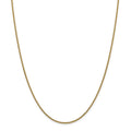 14kt Yellow Gold 24 inch Box Chain with Lobster Clasp G53733