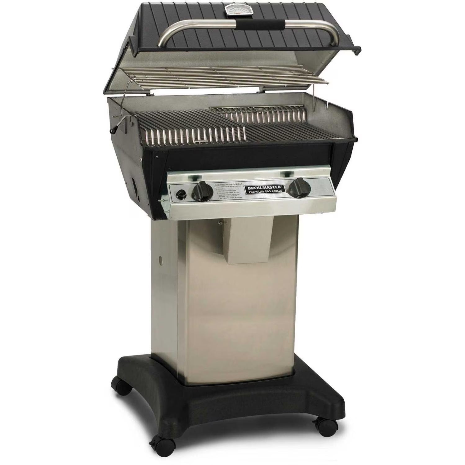 Natural Gas Grill on Stainless Steel Cart K316