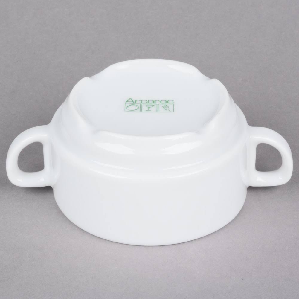 White 9 oz. Soup Bowl J807