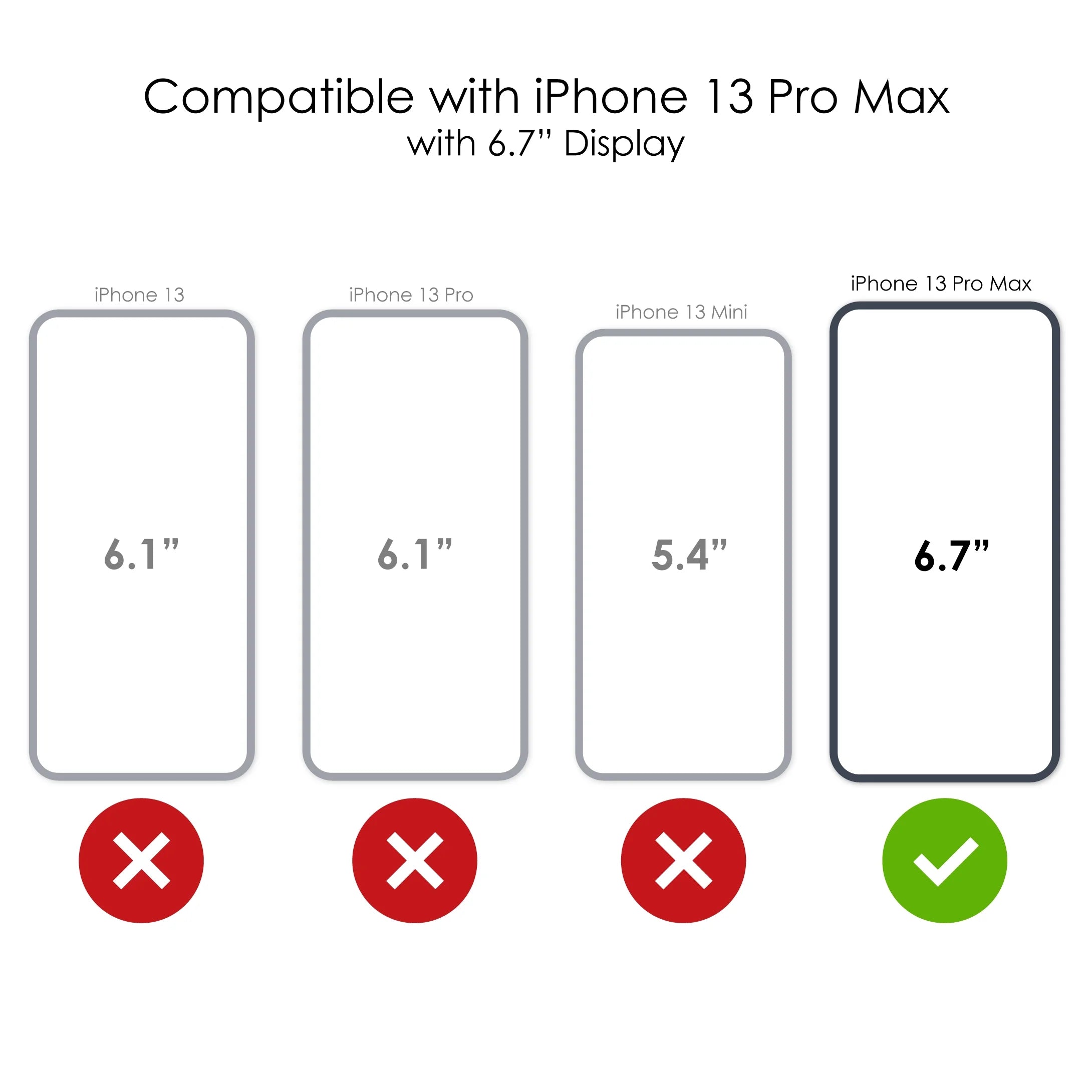 Clear Shockproof Hybrid Case for iPhone 13 Pro MAX with TPU Bumper Acrylic Back Tempered Glass Screen Protector Z37756
