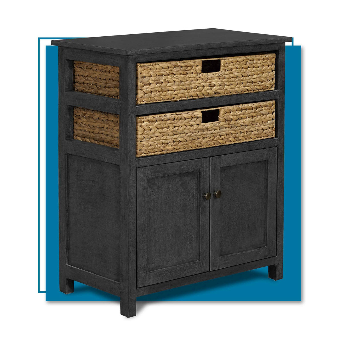 Dark Gray Storage Cabinet Q960