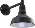 Matte Black Outdoor Wall Mounted Barn Light H9923