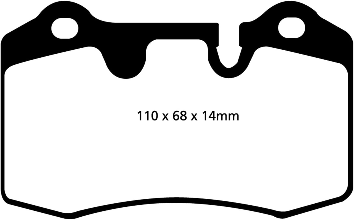 Yellowstuff Street and Track Brake Pad Q9796
