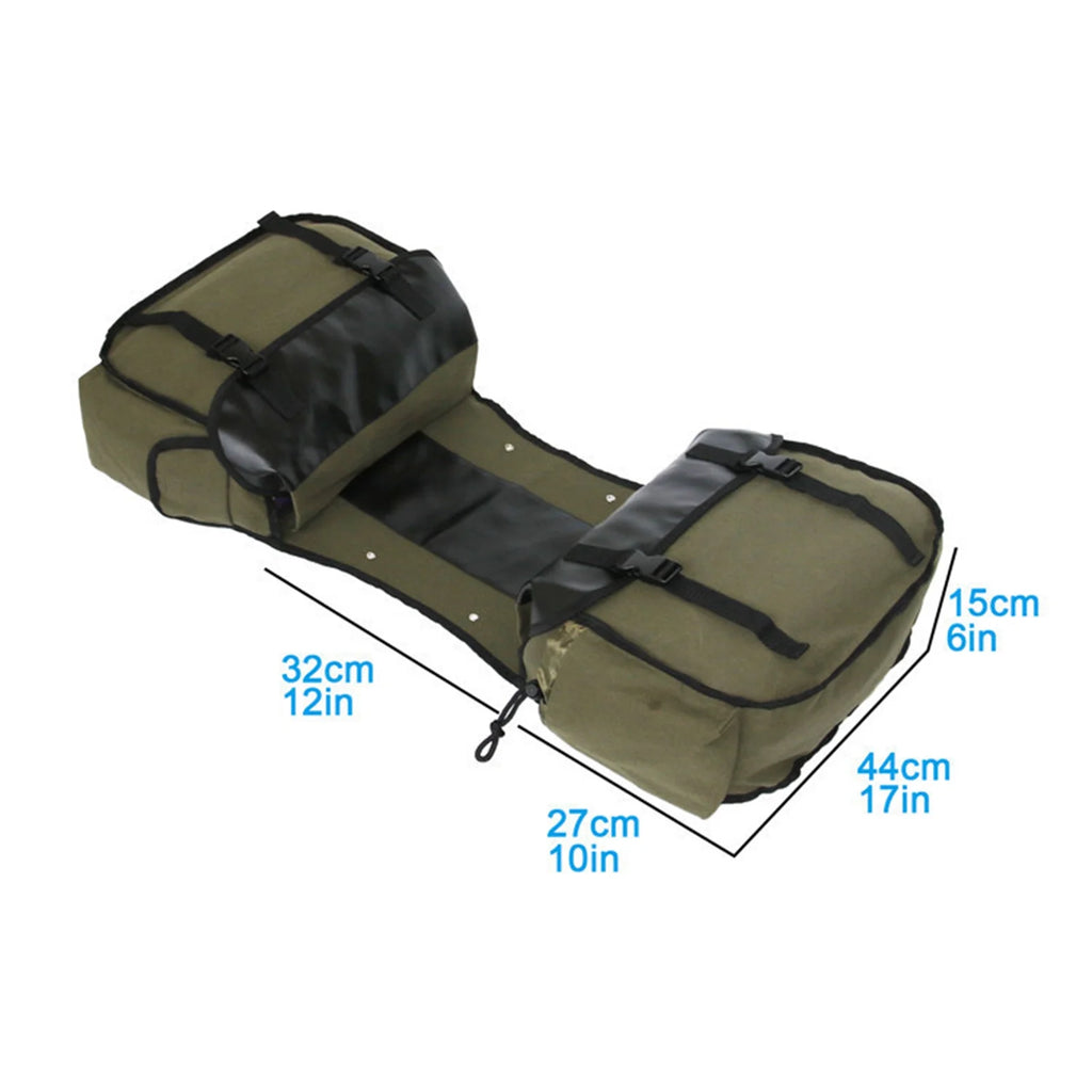 Canvas Waterproof Motorbike Saddle Bag O941