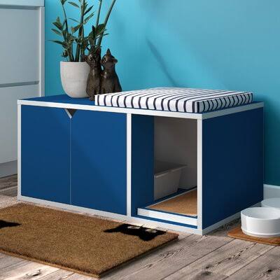 Blue Litter Box Enclosure P454