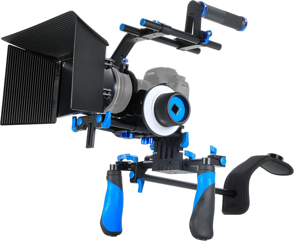 DSLR Rig Shoulder Mount with Follow Focus and Matte Box O13817