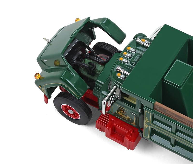 Red Diecast Mack Dump Truck E8409