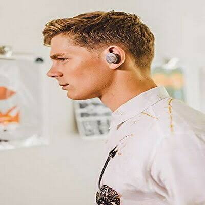 Gray Wireless Bluetooth Earphone Q55666