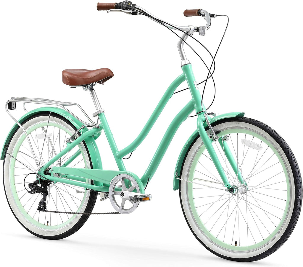 Pre-Owned Steel Step-Through Touring Hybrid Bike 7 Speed 26" K483854