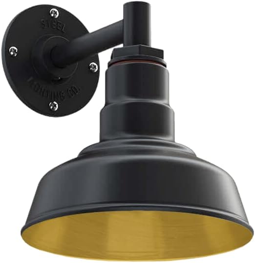 Matte Black Outdoor Wall Mounted Barn Light H9923