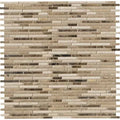 Brown Marble Mesh-Mounted Mosaic Tile S9838