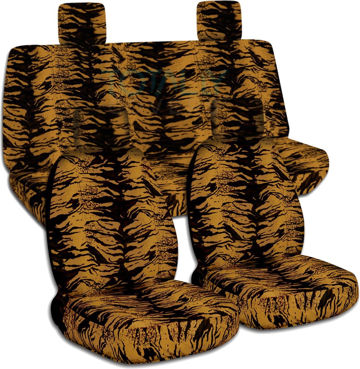 Silver Snow Tiger Full Set Seat Covers H792573