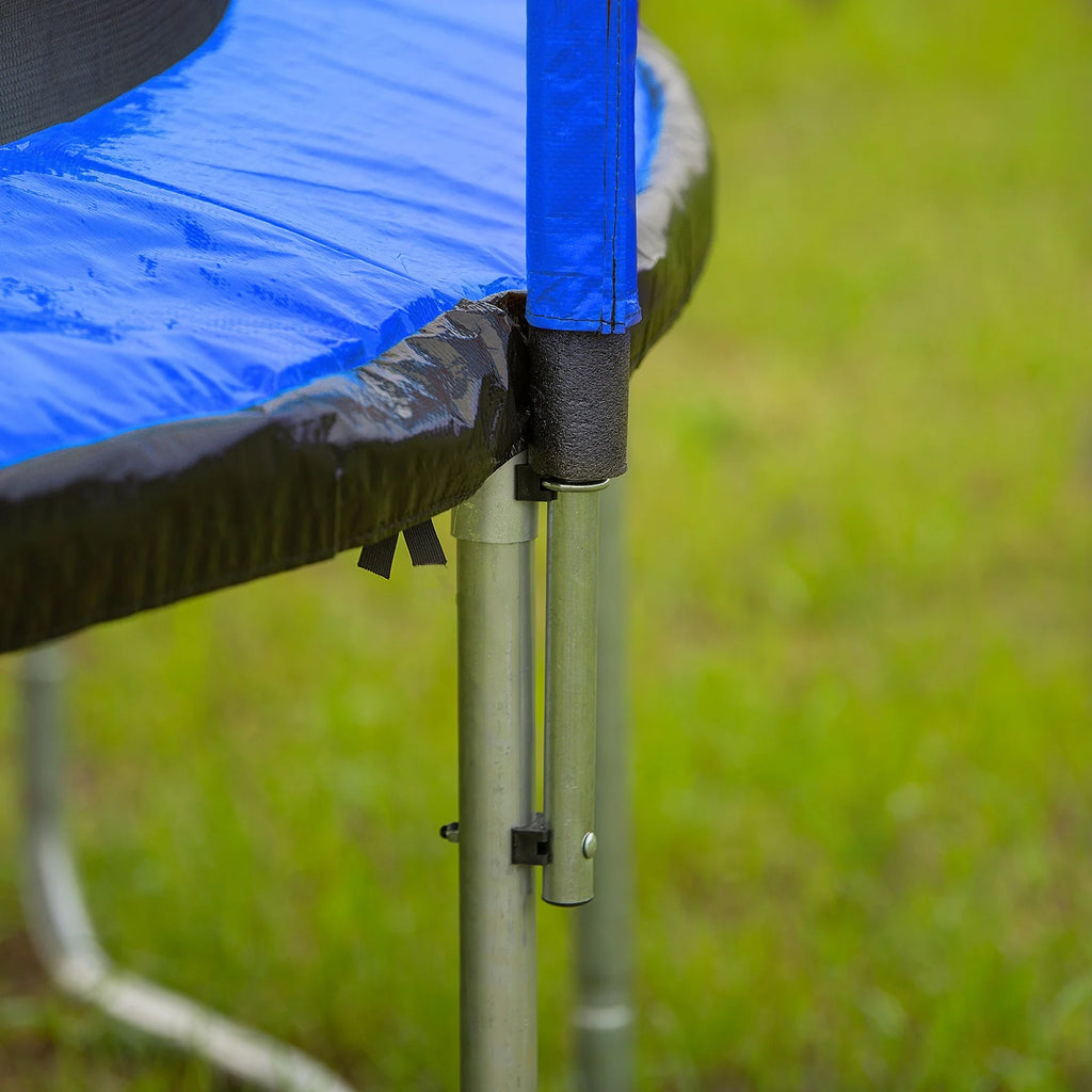 10ft Trampoline with Basketball Hoop and Ladder F64425