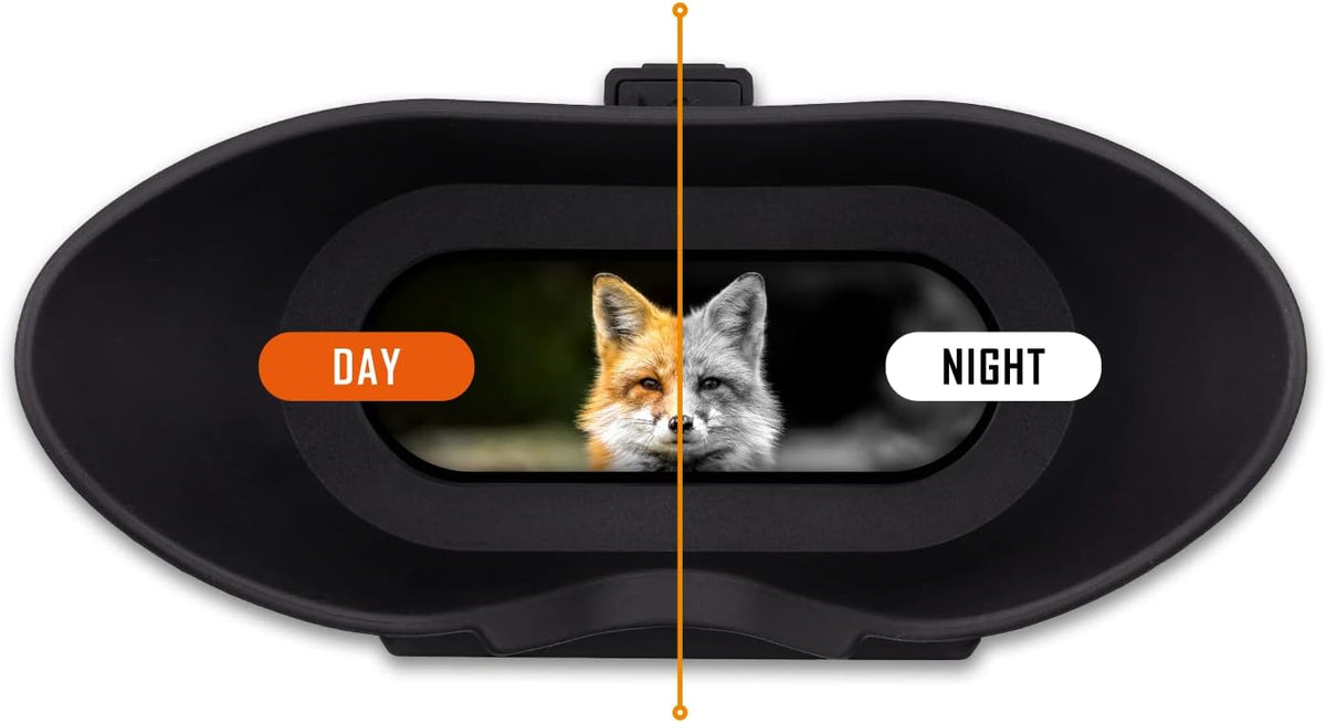 Night Vision Goggles Digital Infrared 1x Magnification 75yd Range Rechargeable Battery A6661