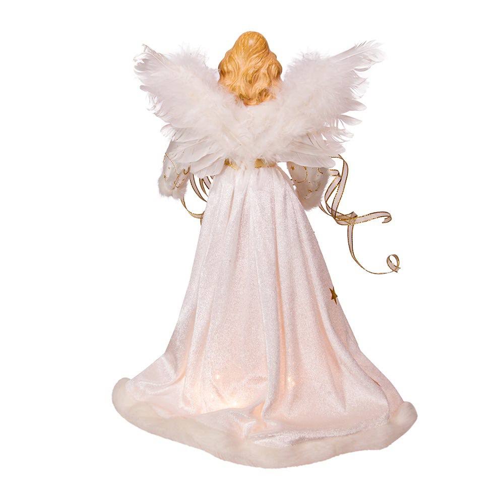 Cream and Gold Angel Treetop U65913