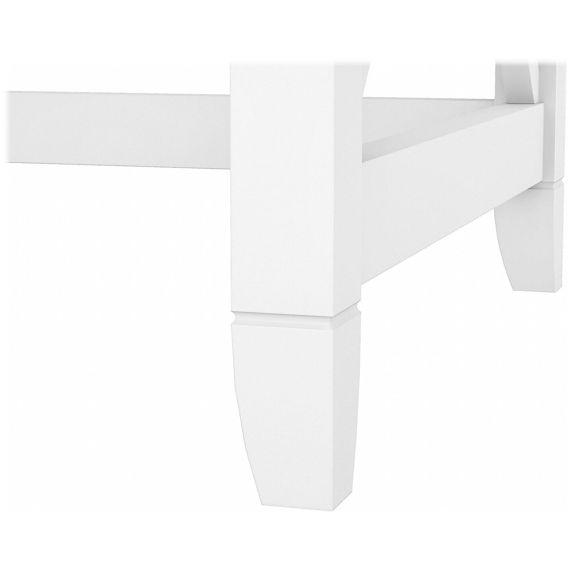 Gray L Shaped Desk with Desktop Organizers Z518