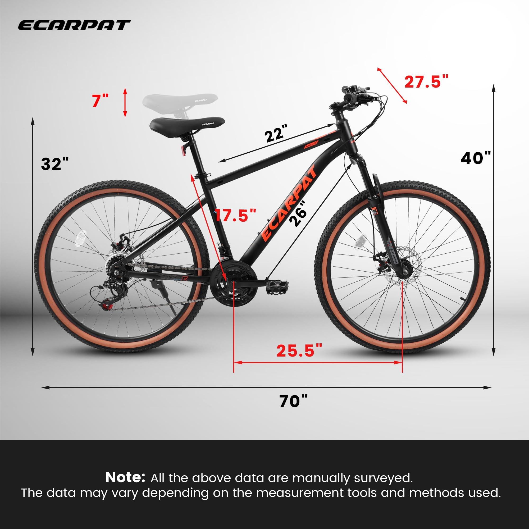 27.5 Inch 21 Speed Carbon Steel Mountain Bike J21812