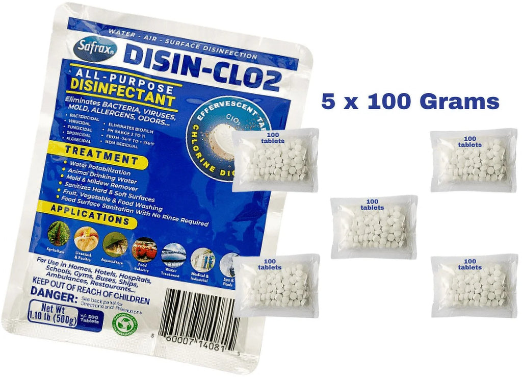 Chlorine Dioxide Tablets for Disinfection, 500 grams N769037