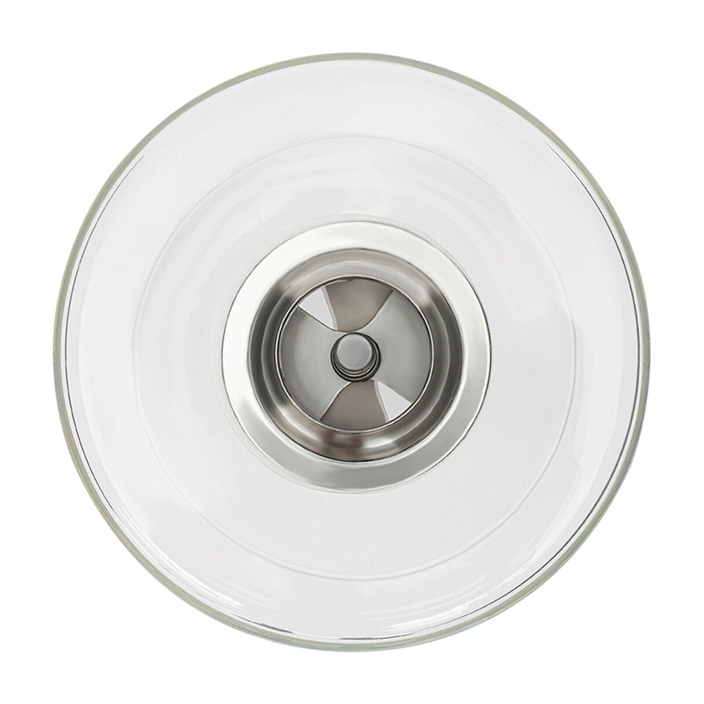 5L Rice Dispenser Grain Container Glass Bottle with Valve F714032