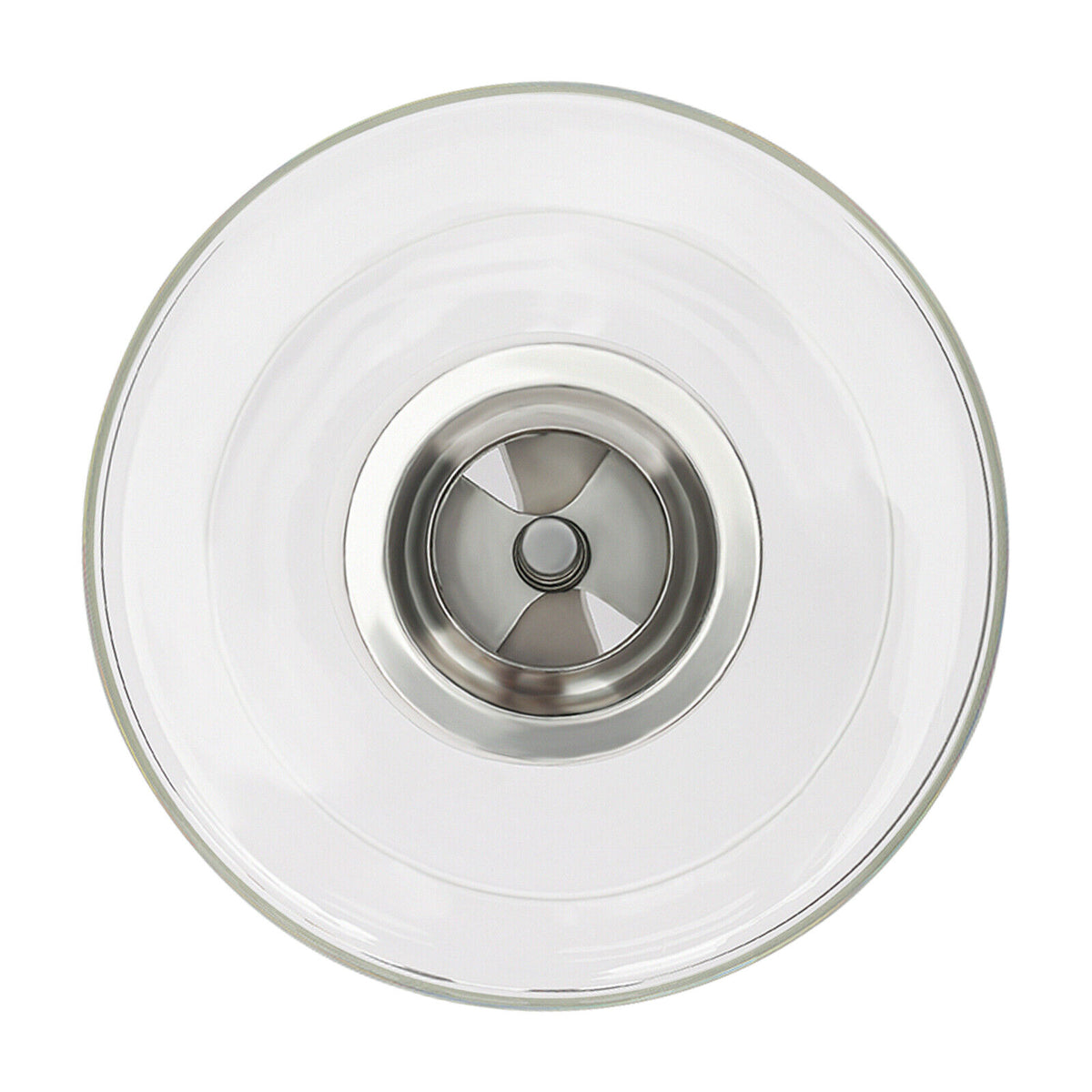 5L Rice Dispenser Grain Container Glass Bottle with Valve F714032