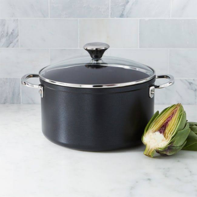 6.3-Quart Nonstick Stockpot with Glass Lid E9986