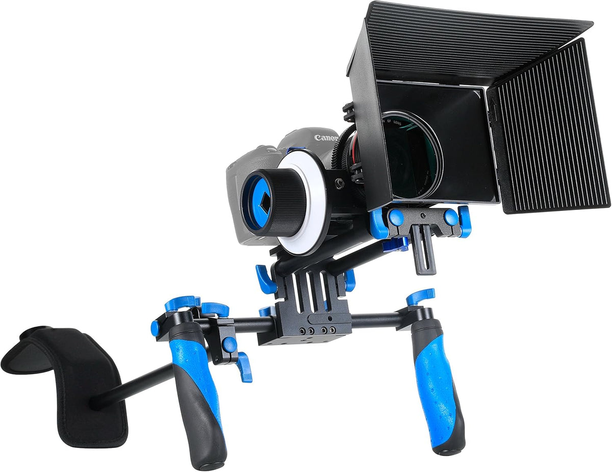 DSLR Rig Shoulder Mount with Follow Focus and Matte Box O13817
