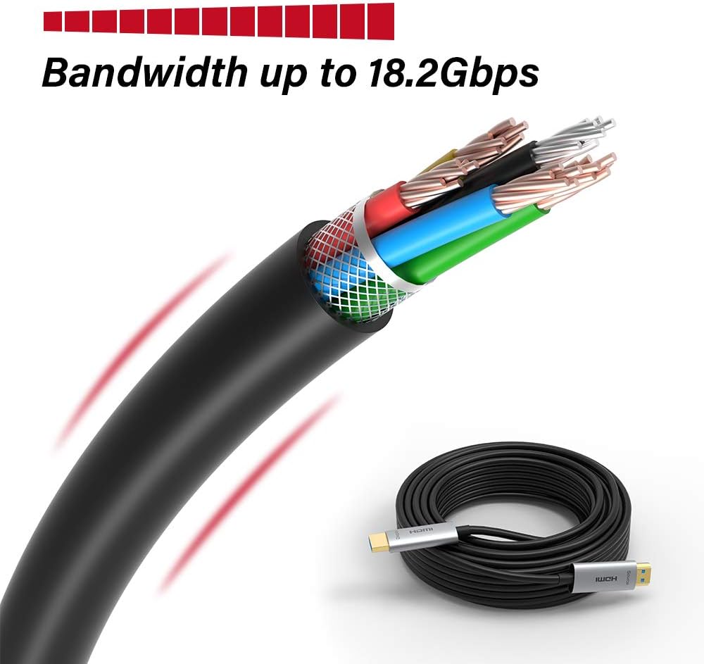 Fiber Optic HDMI Cable 100ft D900