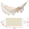 Double Macrame Hammock Swing Bed C1885