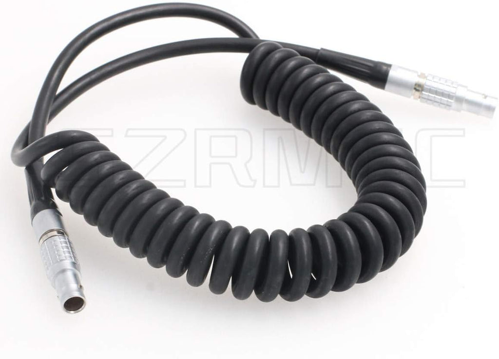 2 Pin Male Coiled Power Cable Pack of 2 Z5212
