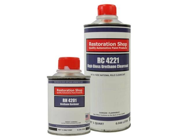 Molten Red Metallic Quart Urethane Basecoat Clearcoat Car Auto Body Paint Kit U95461
