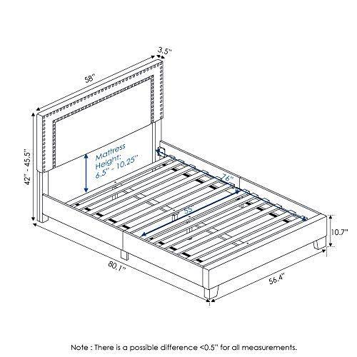 Full Glacier Slat Style Bed Frame G915559