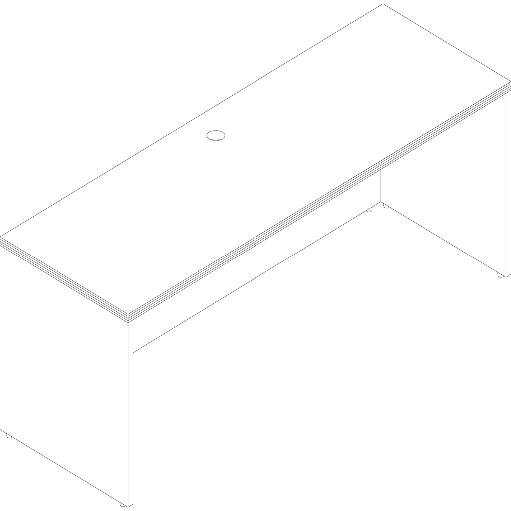 Mahogany Laminate Desking Q21441